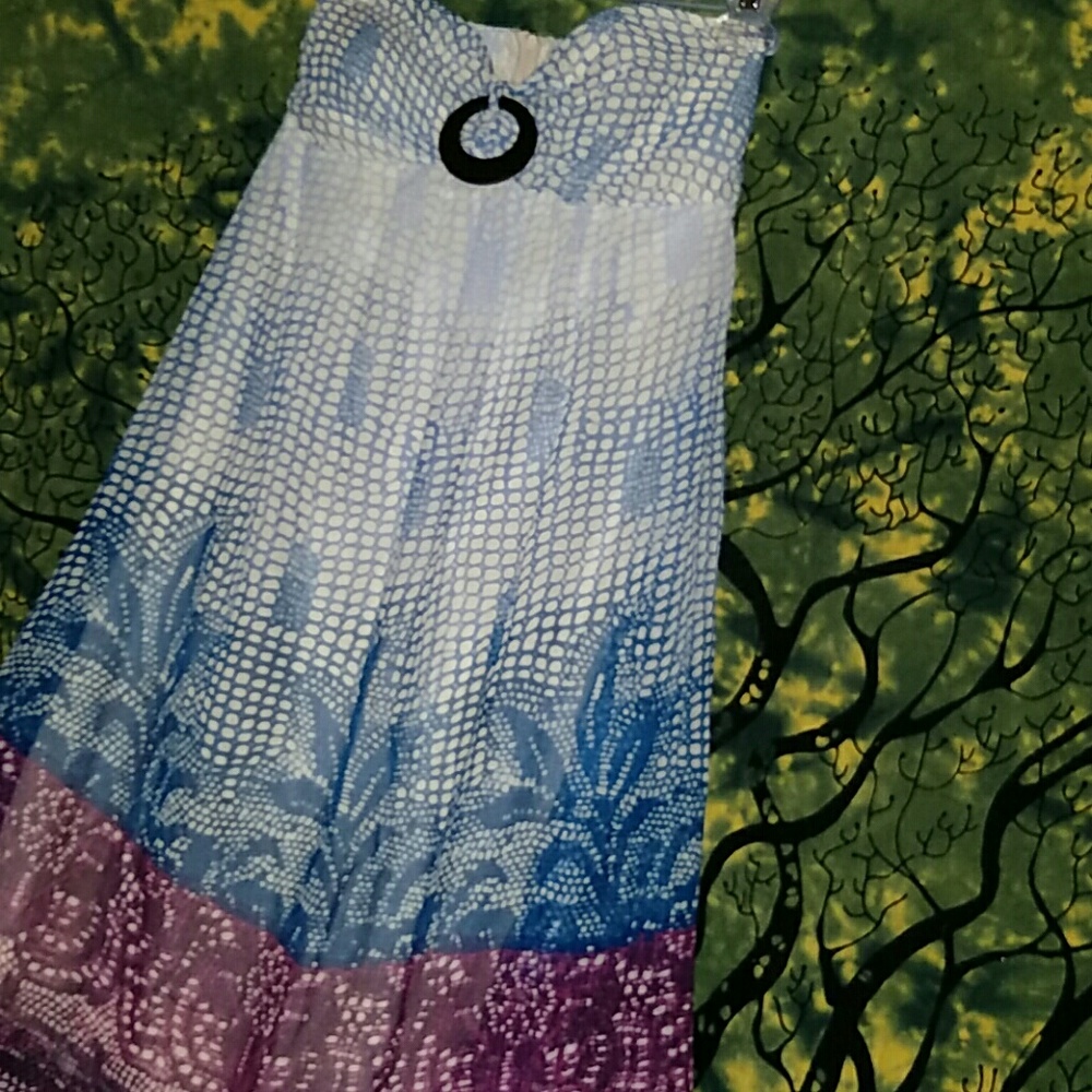 Strapless Lined Summer Dress New